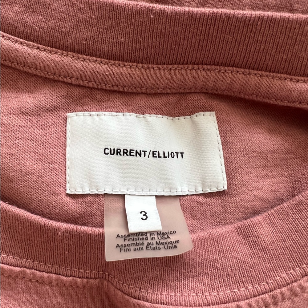 Current Elliot Ruffle Sleeve Tee size 3 - Picture 3 of 3